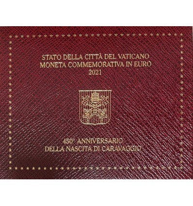 2 Euros Vatican 2021 BU - Le Caravage