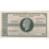 1000 Francs Thomas de la Rue - France 1945