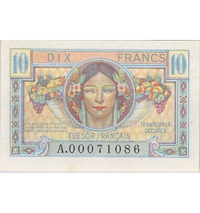 10 Francs Trésor Français - Franc 1947