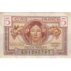 5 Francs Trésor Français - France 1947