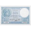 10 Francs Minerve Modifié - France 1941