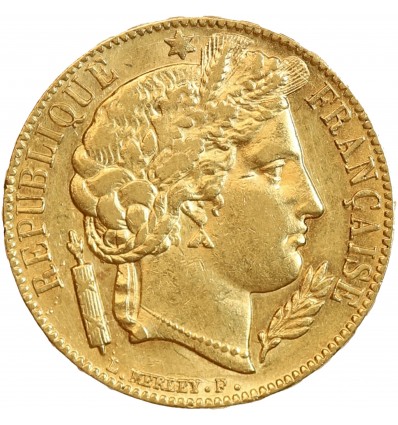 20 Francs Cérès Seconde République