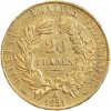 20 Francs Cérès Seconde République