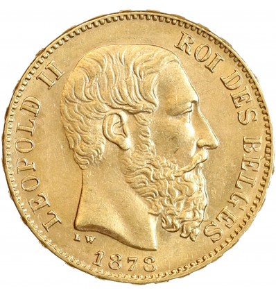 20 Francs Leopold II - Belgique