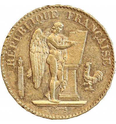 20 Francs Génie Troisième République