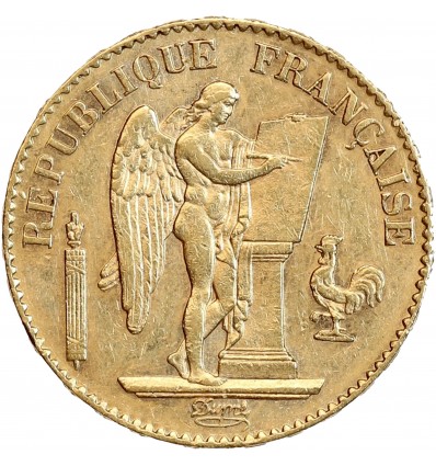 20 Francs Génie Troisième République