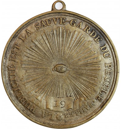 Insigne de Colporteur des Papiers Publics