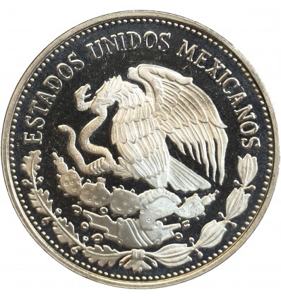 50 Pesos Coupe du Monde de Football 1985 Mexique Argent