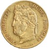 20 Francs Louis-Philippe Ier Tête Laurée Tranche en Relief