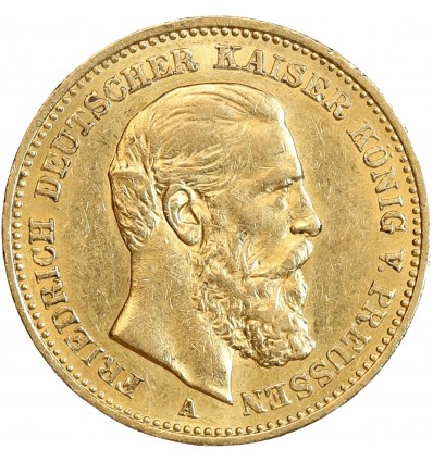 20 Marks Frederic III - Allemagne Prusse