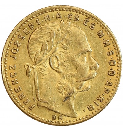 8 Forints - 20 Francs François Joseph Ier - Hongrie