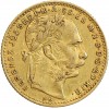 8 Forints - 20 Francs François Joseph Ier - Hongrie