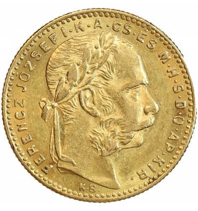 8 Forints - 20 Francs Françoios Joseph Ier - Hongrie