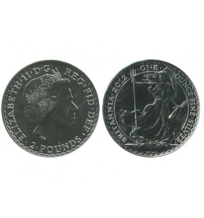 2 Livres Elisabeth II Grande Bretagne Argent - Grande Bretagne