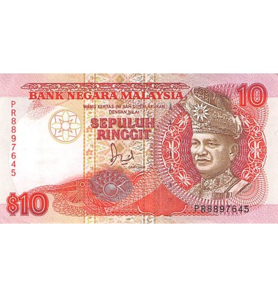 10 Ringgit Malaisie N.D.(1989)