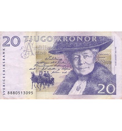 20 Couronnes Suède (2008)