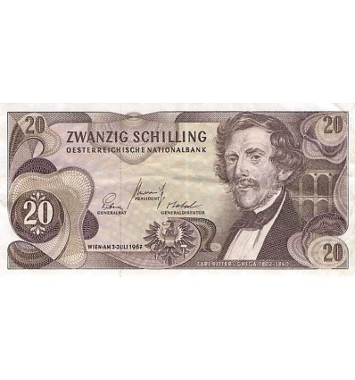 20 Schilling Autriche 2.07.1967