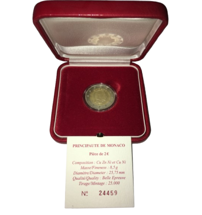 2 Euros Albert Monaco
