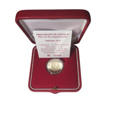 2 Euros Commemoratives Monaco 2018 - Bosio