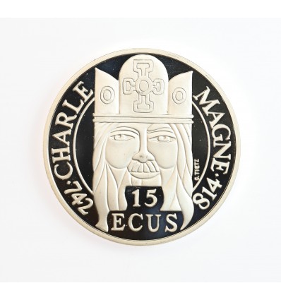 15 Ecus / 100 Francs Charlemagne