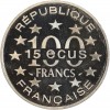 15 Ecus / 100 Francs Porte de Brandebourg