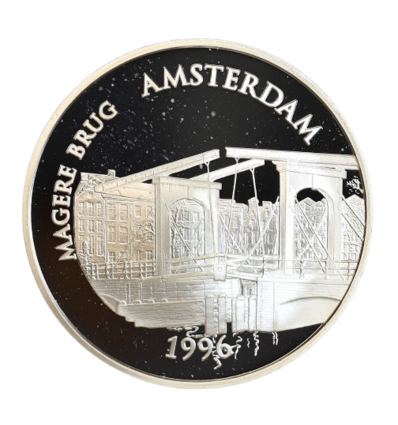 15 Euro / 100 Francs  Magere Brug Amsterdam - Monuments de l'Europe