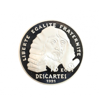 15 Ecus / 100 Francs Descartes