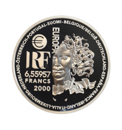 6.55957 Francs Art Moderne 1er type Construction de l'Europe