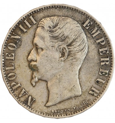 5 Francs Napoléon III Tête Nue Second Empire