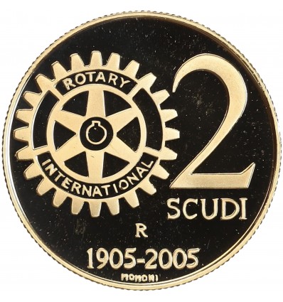 2 Scudi Or Club Rotary - Saint Marin