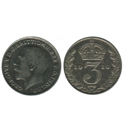 3 Pence Georges V Grande Bretagne Argent - Grande Bretagne