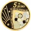 Pièce de 5 euro en or pur 999‰ sous capsule en qualité belle épreuve