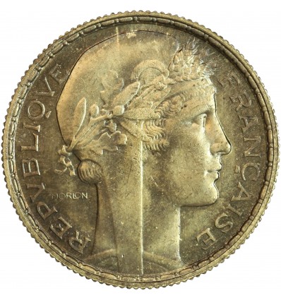 10 Francs Essai Concours de Morlon Bronze Aluminium