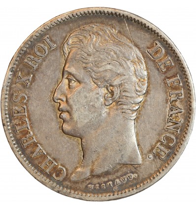 5 Francs Charles X 2ème Type