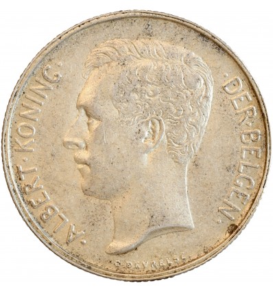2 Frank Albert Ier - Belgique Argent
