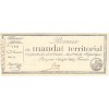Promesse de Mandat Territorial de 25 Francs 1796 Ass.59b