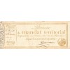Promesse de Mandat Territorial de 250 Francs 1796 Ass.61b