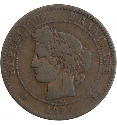 10 Centimes Cérès Troisième République