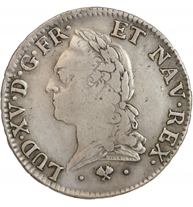 Ecu à  la Vieille Tête - Louis XV