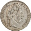 5 Francs Louis-Philippe Ier Tête Laurée Tranche En Relief