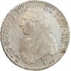 Buste de Louis XVI à gauche en habit de cour, les cheveux noués par un ruban