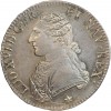 Buste de Louis XVI à gauche en habit de cour, les cheveux noués par un ruban