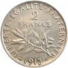 Avers : la Semeuse, symbole de la République Française

Revers : rameaux d'olivier sous la valeur faciale