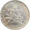 Avers : la Semeuse, symbole de la République Française

Revers : rameaux d'olivier sous la valeur faciale