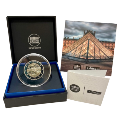 2 Euros Musée du Louvre 2025 - B.E.