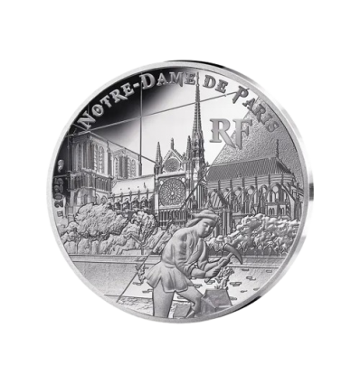 10 Euros Unesco B.E. 2025 - Notre Dame de Paris