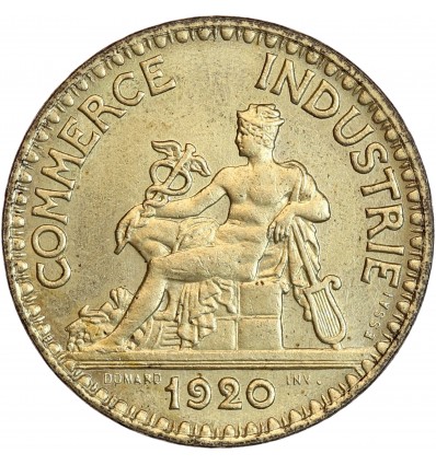 Piéfort Essai de 2 Francs Chambre de Commerce