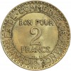 Avers : Mercure assis à gauche tenant un caducée et appuyé sur un gouvernail

Revers : BON POUR / 2 / FRANCS - légende autour
