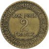 Avers : Mercure assis à gauche tenant un caducée et appuyé sur un gouvernail

Revers : BON POUR / 2 / FRANCS - légende autour