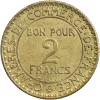 Avers : Mercure assis à gauche tenant un caducée et appuyé sur un gouvernail

Revers : BON POUR / 2 / FRANCS - légende autour
